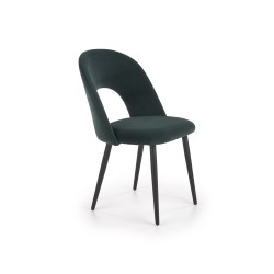 'K384 Dark Green / Black Chair'