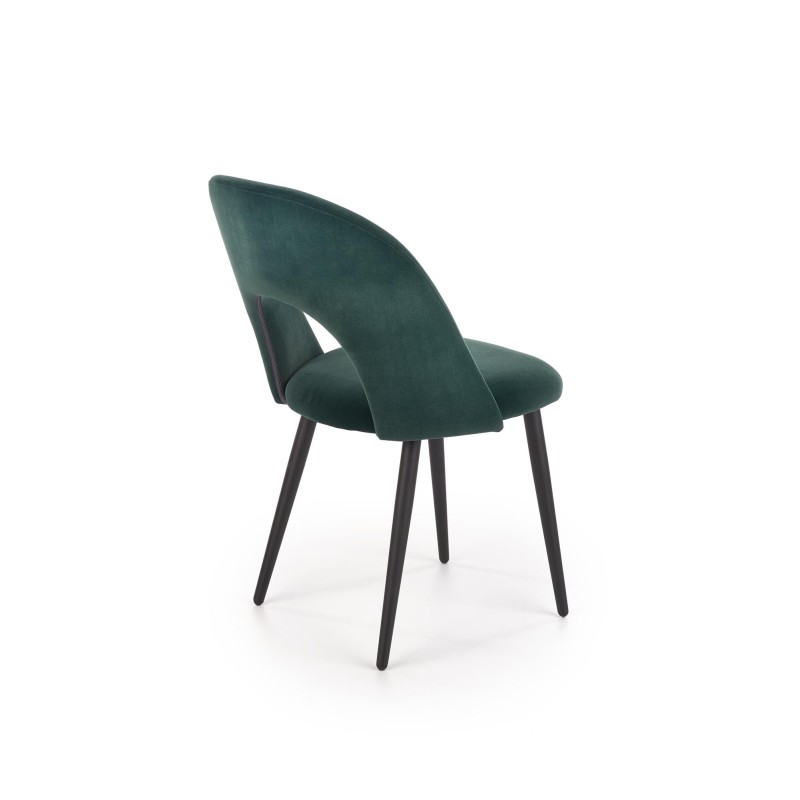 'K384 Dark Green / Black Chair' 'K384 Dark Green / Black Chair'