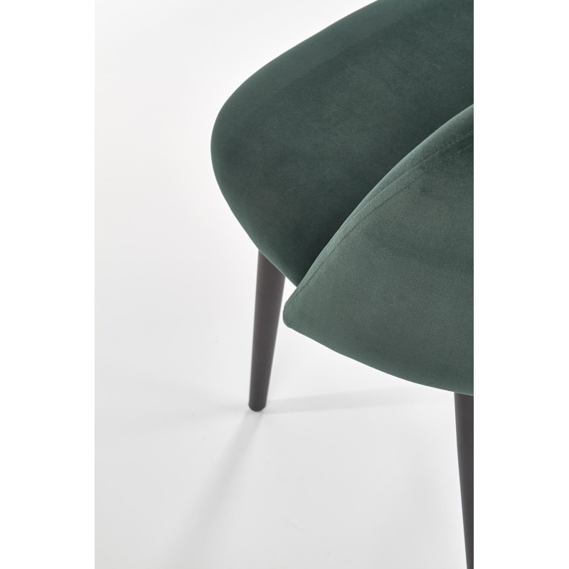 'K384 Dark Green / Black Chair' 'K384 Dark Green / Black Chair'