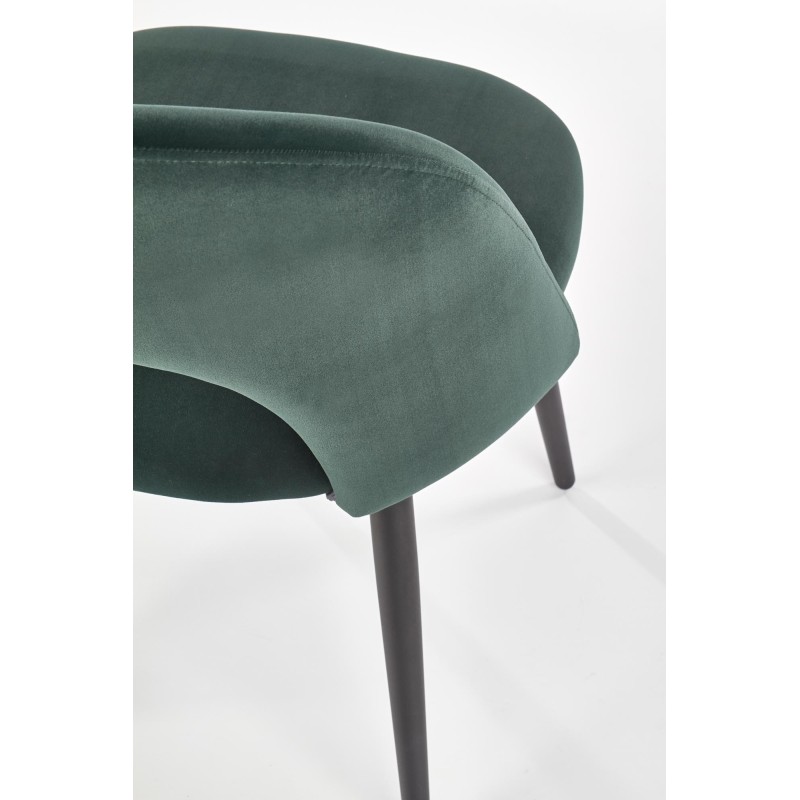 'K384 Dark Green / Black Chair' 'K384 Dark Green / Black Chair'