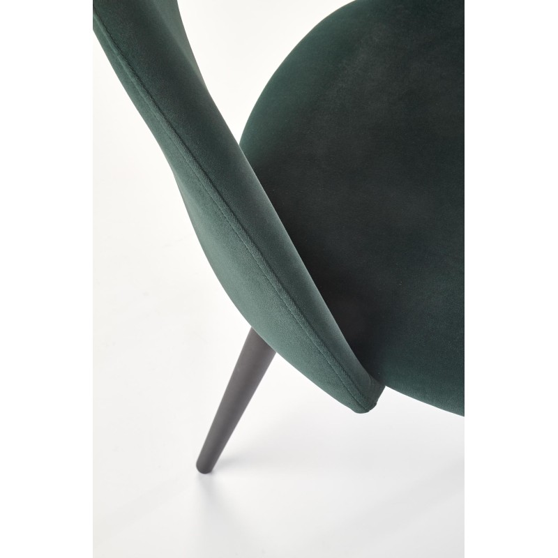 'K384 Dark Green / Black Chair' 'K384 Dark Green / Black Chair'