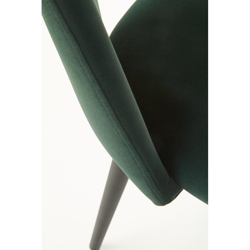 'K384 Dark Green / Black Chair' 'K384 Dark Green / Black Chair'