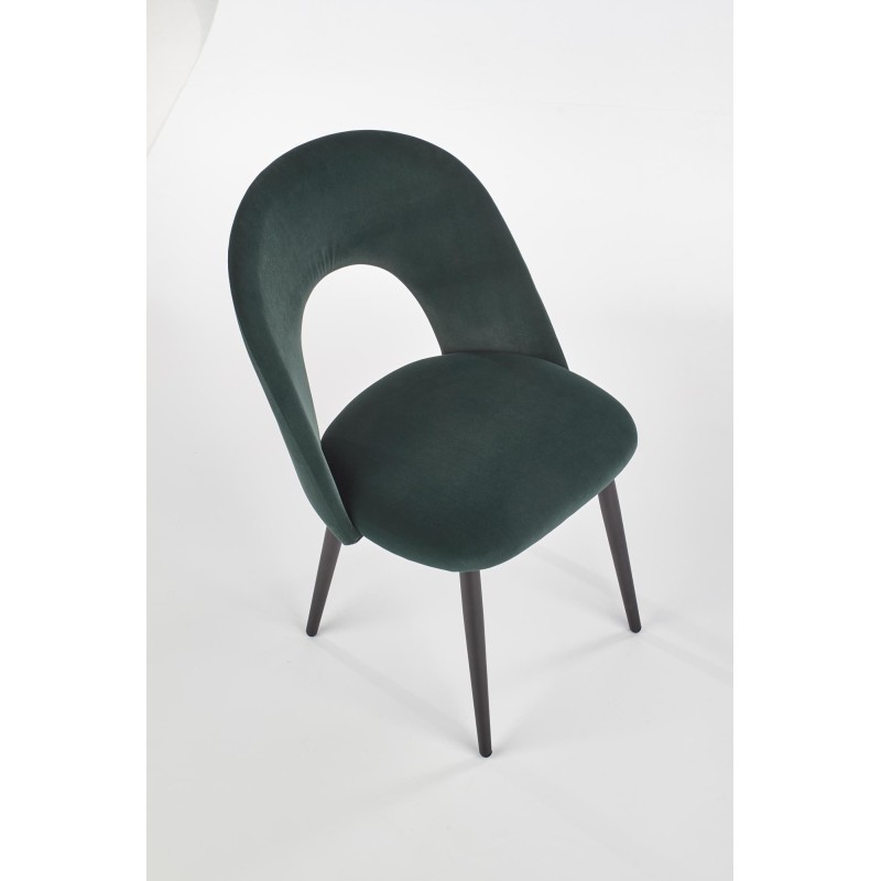 'K384 Dark Green / Black Chair' 'K384 Dark Green / Black Chair'