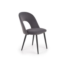 'K384 Ash Grey / Black Chair'