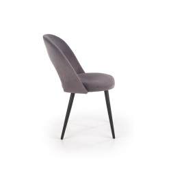 'K384 Ash Grey / Black Chair' 'K384 Ash Grey / Black Chair'
