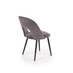 'K384 Ash Grey / Black Chair' 'K384 Ash Grey / Black Chair'