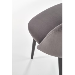 'K384 Ash Grey / Black Chair' 'K384 Ash Grey / Black Chair'