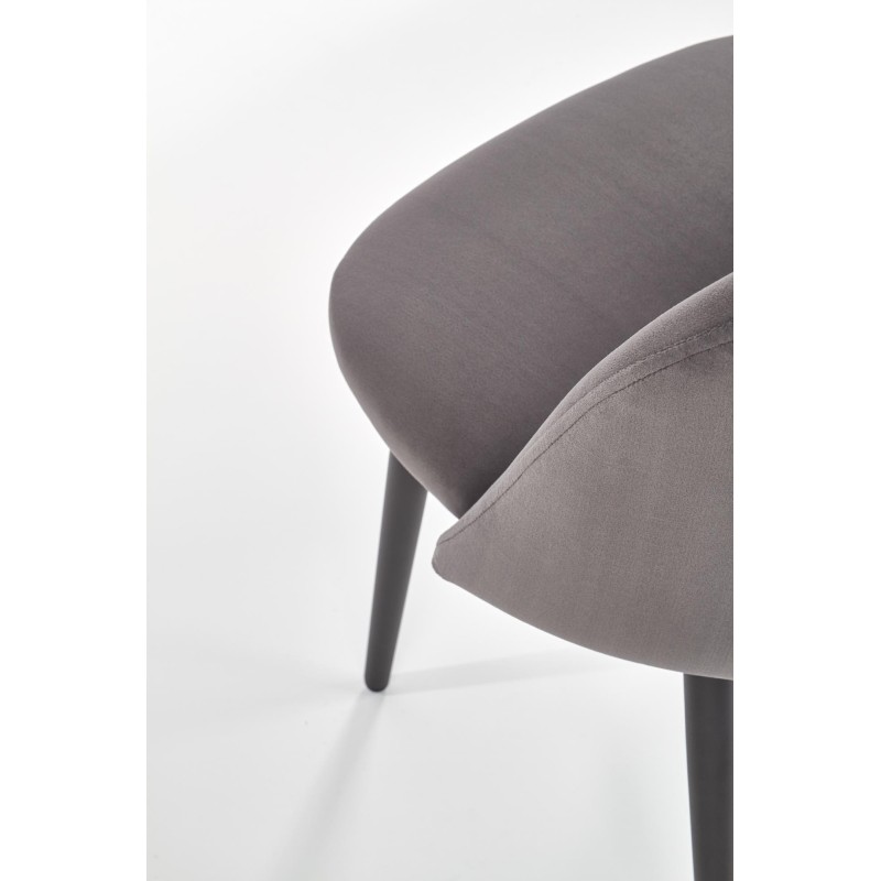 'K384 Ash Grey / Black Chair' 'K384 Ash Grey / Black Chair'