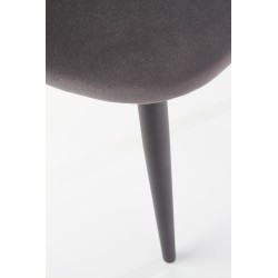 'K384 Ash Grey / Black Chair' 'K384 Ash Grey / Black Chair'