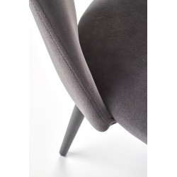 'K384 Ash Grey / Black Chair' 'K384 Ash Grey / Black Chair'
