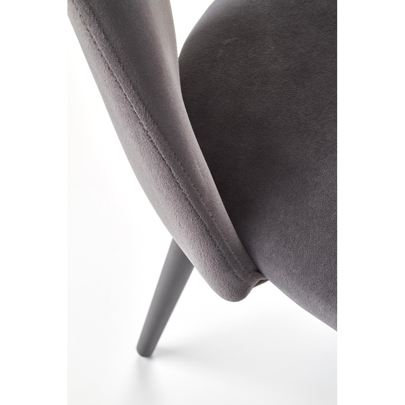 'K384 Ash Grey / Black Chair' 'K384 Ash Grey / Black Chair'
