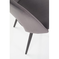 'K384 Ash Grey / Black Chair' 'K384 Ash Grey / Black Chair'