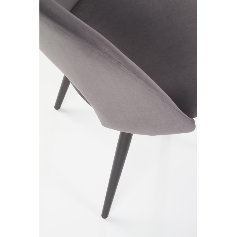 'K384 Ash Grey / Black Chair' 'K384 Ash Grey / Black Chair'