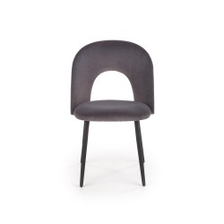 'K384 Ash Grey / Black Chair' 'K384 Ash Grey / Black Chair'