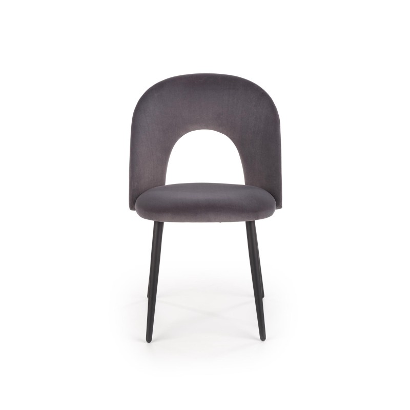 'K384 Ash Grey / Black Chair' 'K384 Ash Grey / Black Chair'