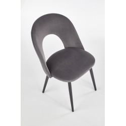 'K384 Ash Grey / Black Chair' 'K384 Ash Grey / Black Chair'