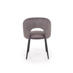 'K384 Ash Grey / Black Chair' 'K384 Ash Grey / Black Chair'