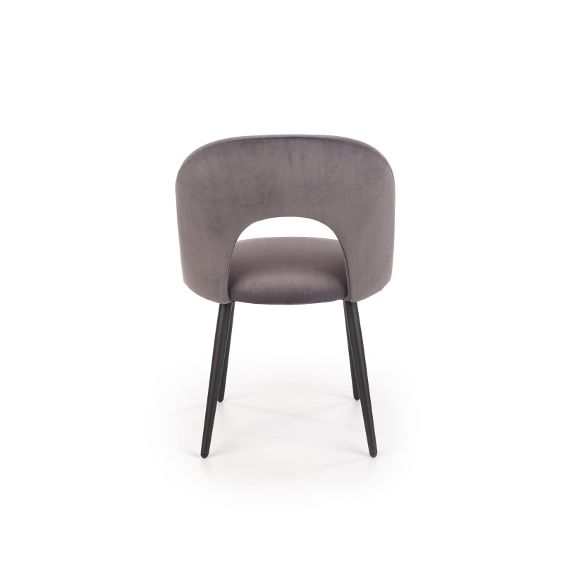 'K384 Ash Grey / Black Chair' 'K384 Ash Grey / Black Chair'