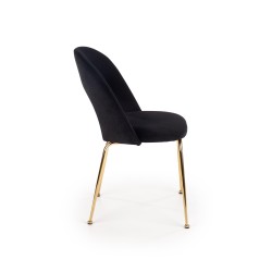 'K385 Black / Gold Chair' 'K385 Black / Gold Chair'
