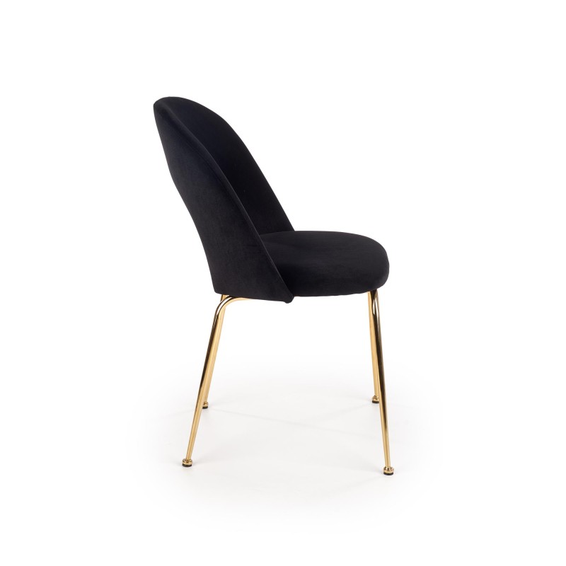 'K385 Black / Gold Chair' 'K385 Black / Gold Chair'