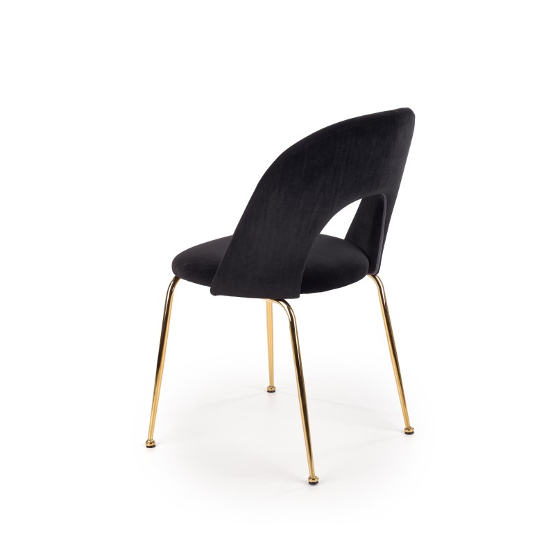 'K385 Black / Gold Chair' 'K385 Black / Gold Chair'