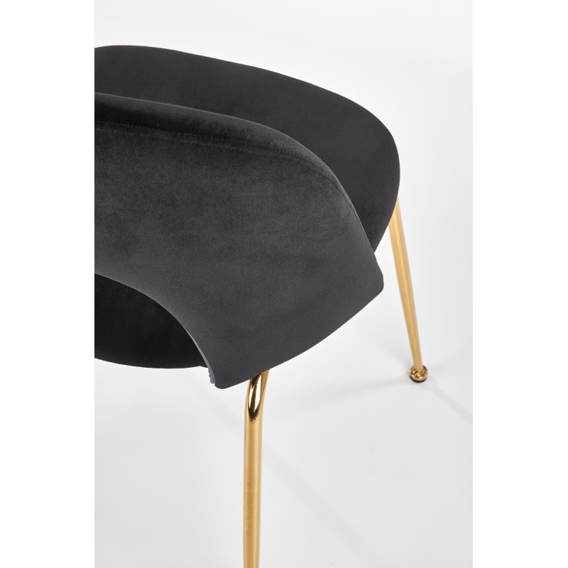 'K385 Black / Gold Chair' 'K385 Black / Gold Chair'