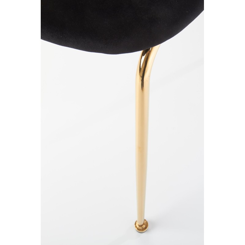 'K385 Black / Gold Chair' 'K385 Black / Gold Chair'