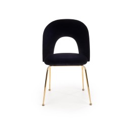 'K385 Black / Gold Chair' 'K385 Black / Gold Chair'