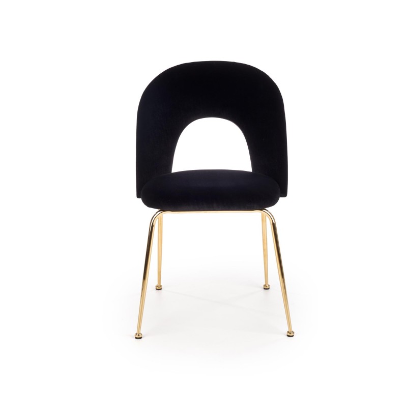 'K385 Black / Gold Chair' 'K385 Black / Gold Chair'