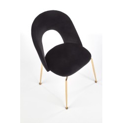 'K385 Black / Gold Chair' 'K385 Black / Gold Chair'