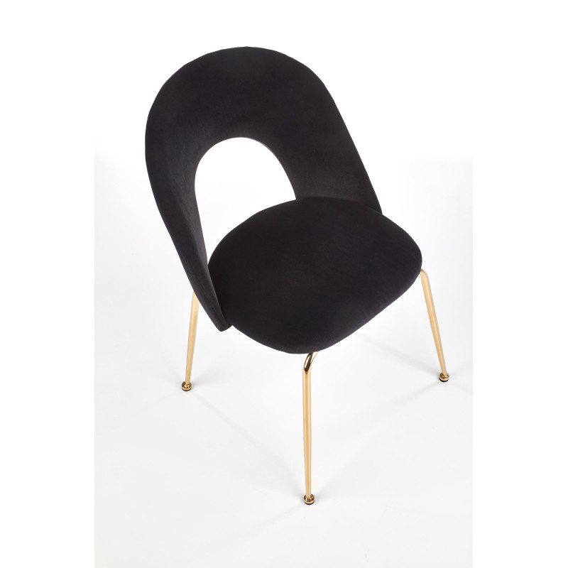 'K385 Black / Gold Chair' 'K385 Black / Gold Chair'