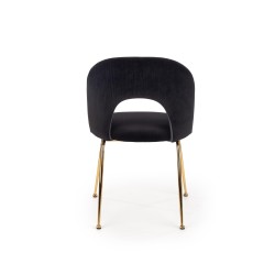 'K385 Black / Gold Chair' 'K385 Black / Gold Chair'