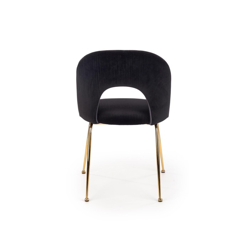 'K385 Black / Gold Chair' 'K385 Black / Gold Chair'