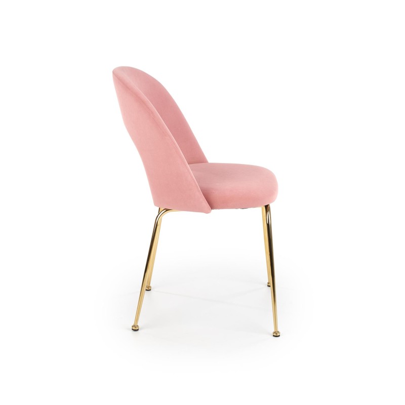 'K385 Light Pink / Gold Chair' 'K385 Light Pink / Gold Chair'