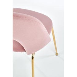 'K385 Light Pink / Gold Chair' 'K385 Light Pink / Gold Chair'