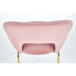 'K385 Light Pink / Gold Chair' 'K385 Light Pink / Gold Chair'
