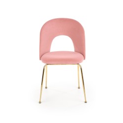'K385 Light Pink / Gold Chair' 'K385 Light Pink / Gold Chair'