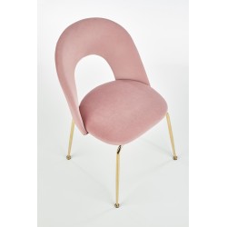'K385 Light Pink / Gold Chair' 'K385 Light Pink / Gold Chair'