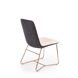 'K390 Cream / Dark Ash / Gold Chair' 'K390 Cream / Dark Ash / Gold Chair'