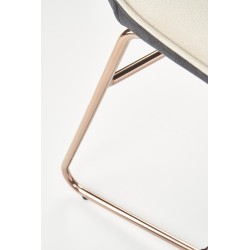 'K390 Cream / Dark Ash / Gold Chair' 'K390 Cream / Dark Ash / Gold Chair'