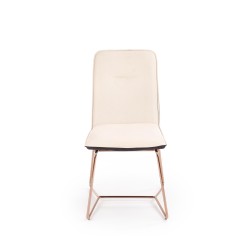 'K390 Cream / Dark Ash / Gold Chair' 'K390 Cream / Dark Ash / Gold Chair'