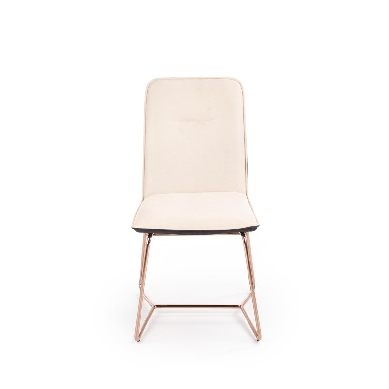'K390 Cream / Dark Ash / Gold Chair' 'K390 Cream / Dark Ash / Gold Chair'