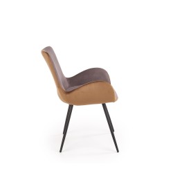 'K392 Ash Grey / Brown Chair' 'K392 Ash Grey / Brown Chair'
