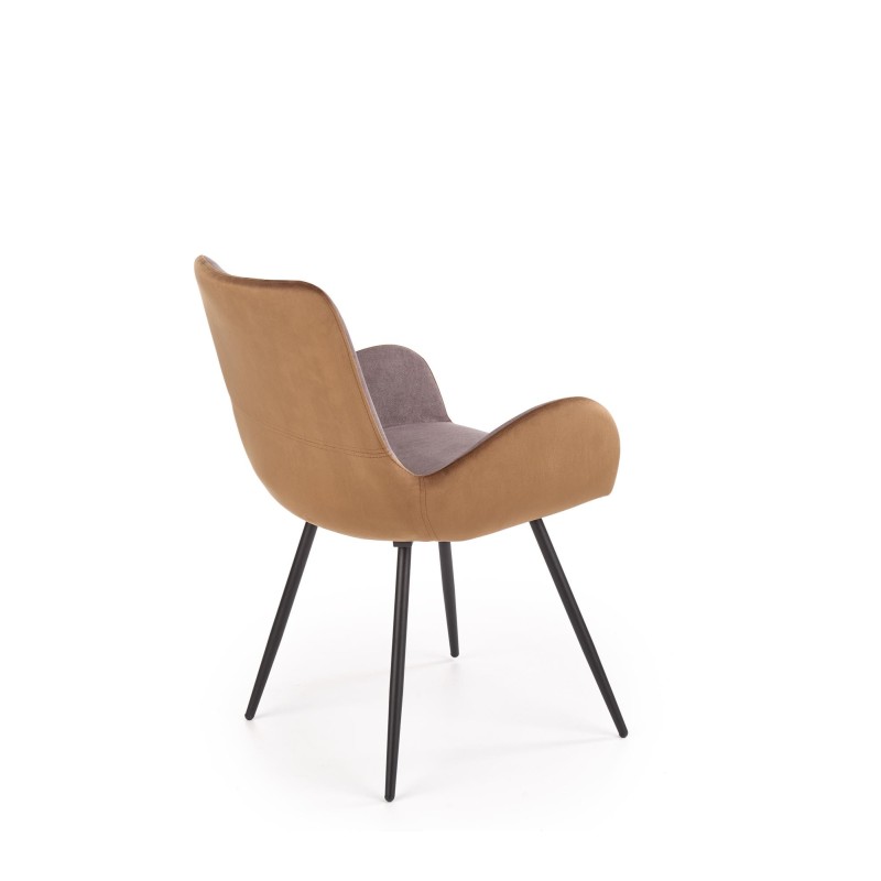 'K392 Ash Grey / Brown Chair' 'K392 Ash Grey / Brown Chair'