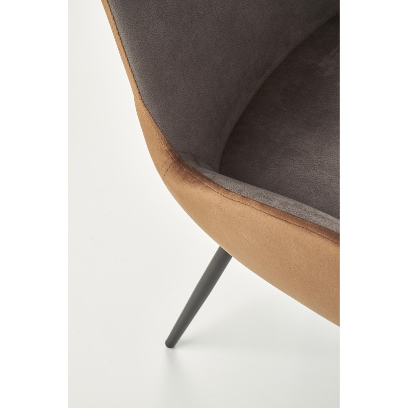 'K392 Ash Grey / Brown Chair' 'K392 Ash Grey / Brown Chair'