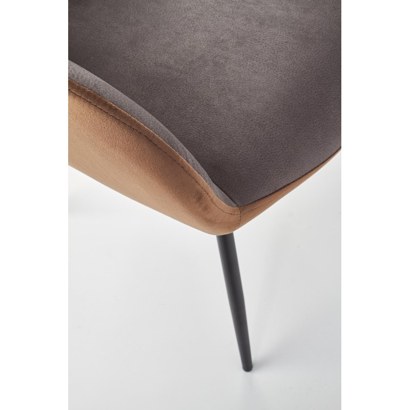 'K392 Ash Grey / Brown Chair' 'K392 Ash Grey / Brown Chair'