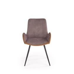 'K392 Ash Grey / Brown Chair' 'K392 Ash Grey / Brown Chair'