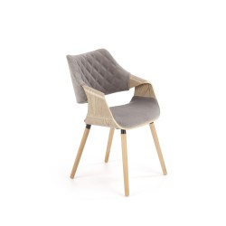 'K396 Light Oak / Ash Grey Chair'