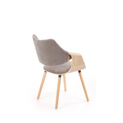'K396 Light Oak / Ash Grey Chair' 'K396 Light Oak / Ash Grey Chair'