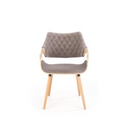 'K396 Light Oak / Ash Grey Chair' 'K396 Light Oak / Ash Grey Chair'